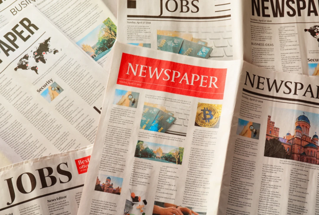 Oude krant versus moderne werving